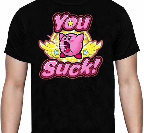 Kirby You Suck - Videojuegos - Polera- Cyco