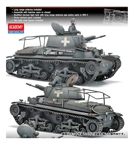 Academy Pz Bef Wg 35 T Aleman Command Tanque Modelo Kit