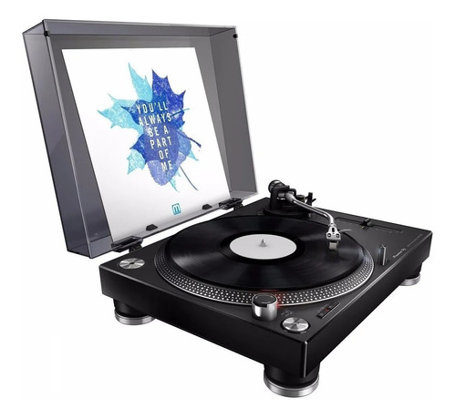 Bandeja Giradiscos Pioneer Dj Plx-500 K Negra Direct Drive