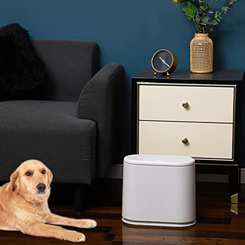 Contenedor De Basura Rectangular De Plástico 12 Litros
