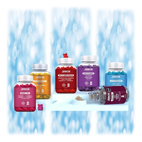 Gomitas Nutraceuticas Y Funcionales Suplementos Nutricionales Y Deportivos The Gummy Box Wellness 180 G