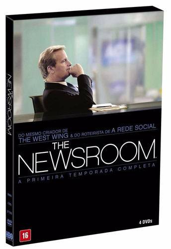 The Newsroom 1ª Temporada - Box Com 4 Dvds - Jeff Daniels