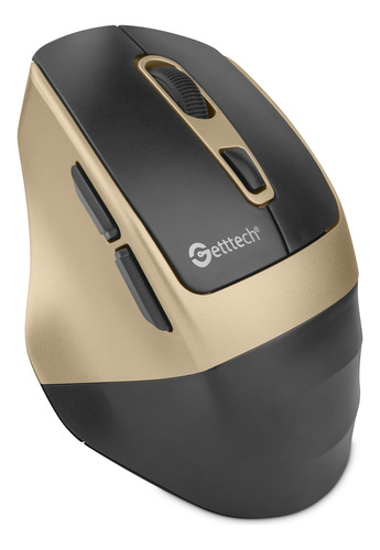 Mouse Ergonómico Getttech 1600dpi Óptico Bluetooth 2.4g