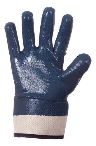 Paquete 10 Pares Guantes Uso Rudo De Nitrilo Seguridad 960