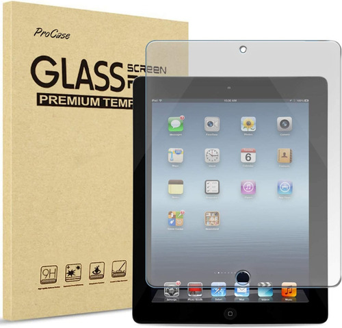 Protector Vidrio Templado iPad 2, 3, 4  Maxima Calidad   