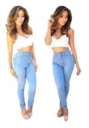 Calça Jeans Cintura Alta Hot Pants Anitta Juju Branca Moda