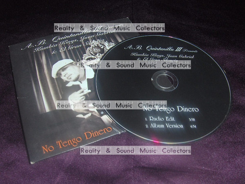 Ab Quintanilla No Tengo Dinero Cd Gran Silencio Juan Gabriel (Usado)
