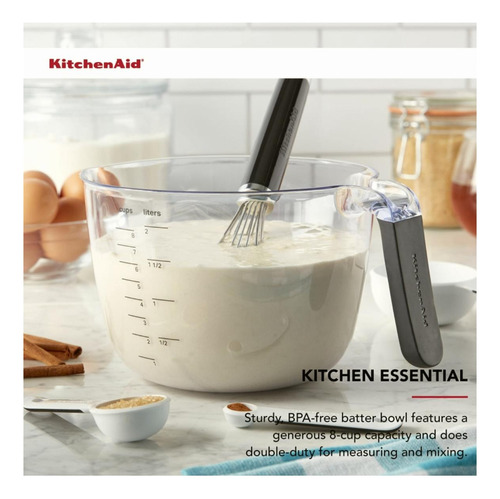 Kitchenaid Tazón Universal De Plástico, 8 Tazas, Color
