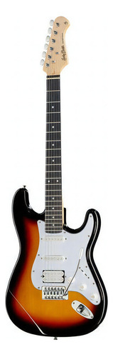 Guitarra eléctrica Harley Benton Standard Series ST-20HSS de tilo 3-tone sunburst con diapasón de roseacer
