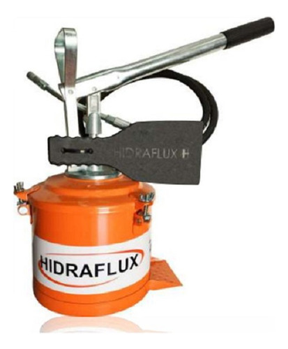 Bomba De Graxa Manual Com Balde 4kg Profissional Hidraflux