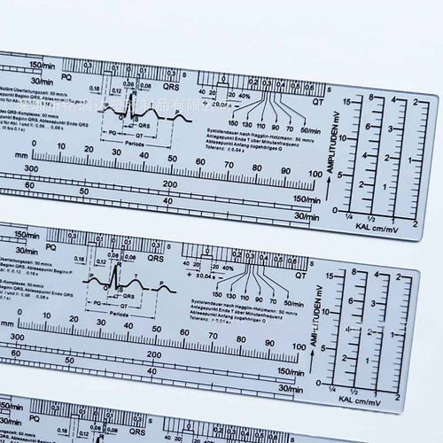 Regla De Bolsillo Ekg Calipers