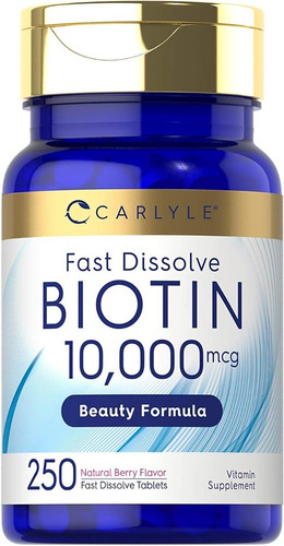  Biotin  Max Strength  10,000mcg 250 Tablets Usa Oferta