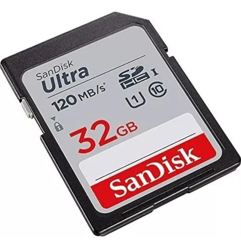 Tarjeta De Memoria Sandisk Ultra 32 Gb Sdhc Uhs-i 120 Mbs