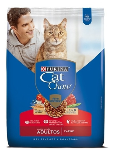 Cat Chow Adulto Activos Carne 8 Kg