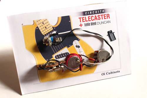 Circuito Telecaster + Treble Bleed Duncan