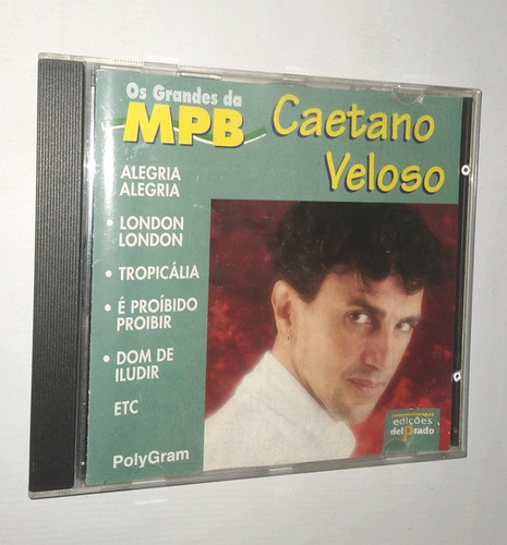 Cd Os Grandes Da Mpb - Caetano Veloso ( 18530 ) (Usado)