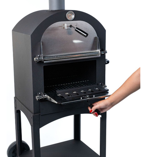 Churrasqueira Com Forno De Pizza Sabor E Versatilidade