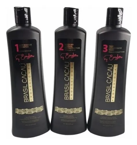comprar Alisado Brasil Cacau Profesional By Everglam 3 Pasos