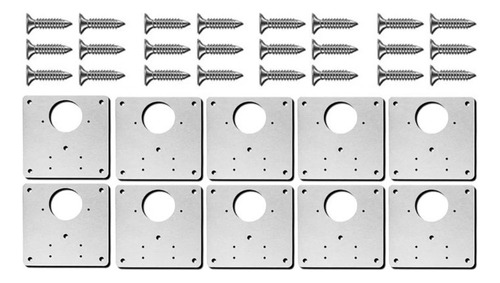 Kit De 10 Placas De Reparación Para Reparar Gabinetes De Mdf