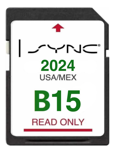 Tarjeta Navegación Sd Gps Ford B15 2024 Actualizada 