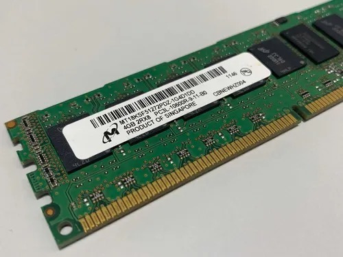 Imagem 1 de 2 de Memória Servidor 4gb Pc3l-10600r 1333mhz Eec Reg