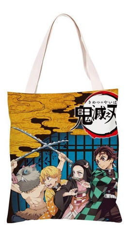 Bolsa De Tela Kimetsu No Yaiba Genero Demon Slayer Chile