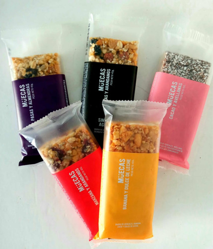 3 Cajas X16 Barritas Cereales Muecas Cacao + Envio Gratis