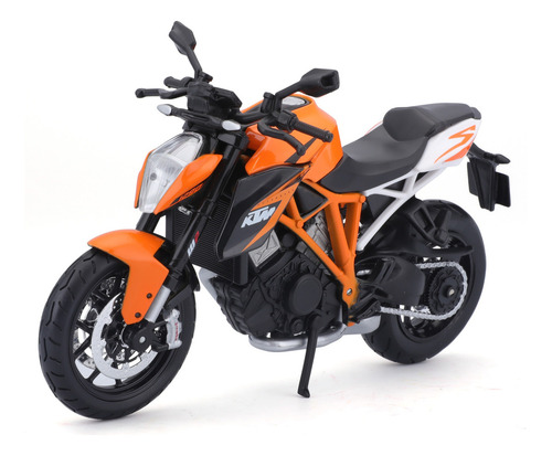 Maisto Motocicleta Mc Ktm 1290 Super Duke R A Escala 1:12 Color Naranja