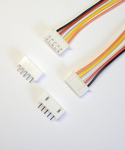 Conector Xh 5 Vias Passo 2,54mm Macho/fêmea (10 Pares)