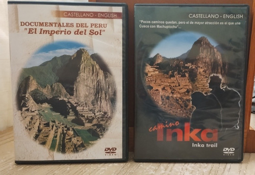 2 Dvd's - Documentales Del Perú, Machupicchu Y Cusco, Inka