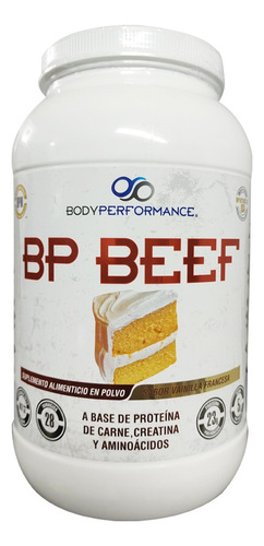 Bodyperformance Bp Beef 2 Lb Proteína Hidrolizada De Carne Sabor Vainilla