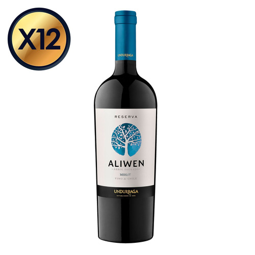 Undurraga Aliwen Cabernet Sauvignon/merlot 750cc - Pack 12