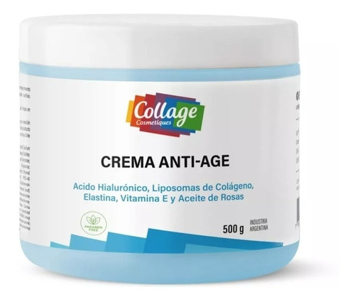 Crema Efecto Anti - Age 500 Gr Collage