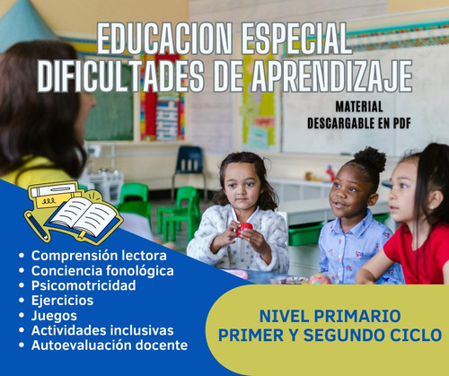 Kit Imprimible Educacion Especial, Dificultad De Aprendizaje