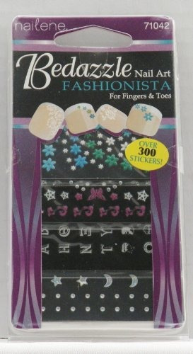 Esmalte - Nailene Bedazzle Nail Art, Fashionista, 4 Hojas