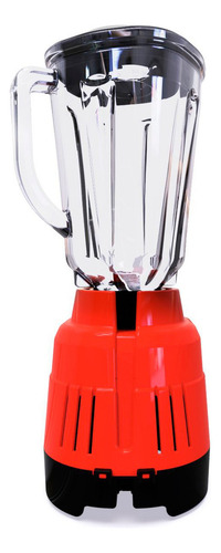 Licuadora 550w Vidrio2l Tradicional 2vel Bosstech B2 Roja Color Rojo