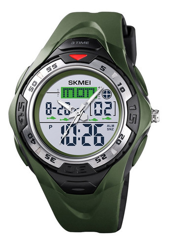 Reloj Hombre Skmei 1539AG Digital Alarma Cronometro Cronografo Dual Time Dia Fecha Retroiluminado