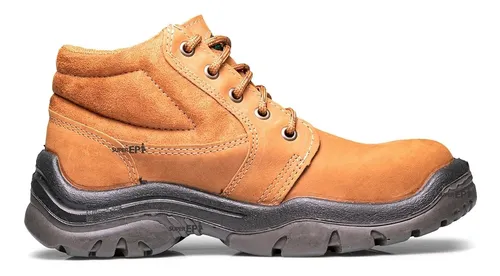 Bota nobuck fujiwara fhb marrom sale bico de pvc ca 28105