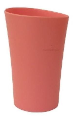 Copo Plastico Duro Taper Resistente Para Bebidas 400ml Cor Rosa