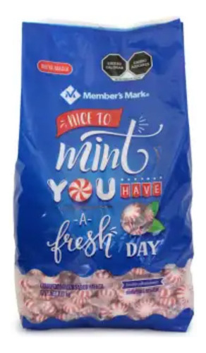 2 Pza Caramelo Macizo Member's Mark Sabor Menta 2.27 Kg