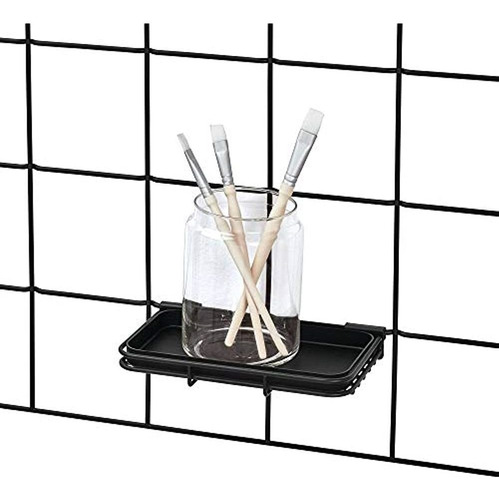 Idesign Jayce Metal Shelf Storage For Modular Grid System, O