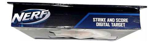 Objetivo digital Nerf Ner0156 Elite Strike Score para niños, color gris, objetivo digital de ataque y puntuación