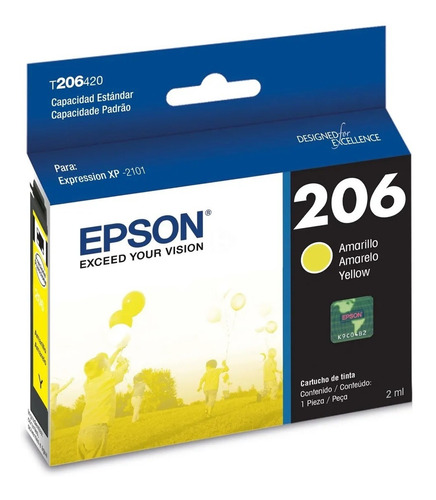 Epson T206420-al Cartucho T206420-al Amarillo Xp-2101 (200 P