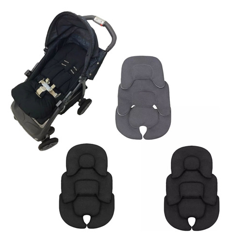 3 Pcs Cojín Inserto Transpirable Para Cochecitos Buggy