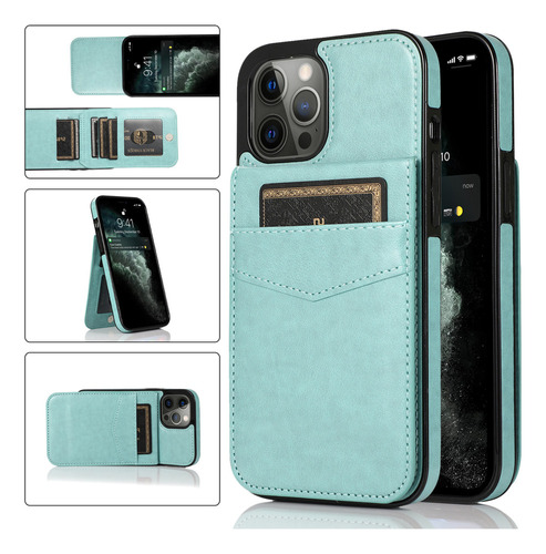 Funda Protectora De Tarjetas Adecuada Para iPhone 12 Mini/5,