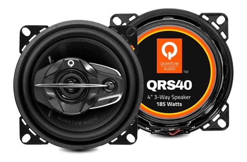 Par De Bocinas De 4 PLG Quantum Audio Qrs40 De 3 Vías 120w Color Negro