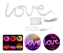 Comprar Letreros Luminosos Led Love Letras Neon Festival Decoración