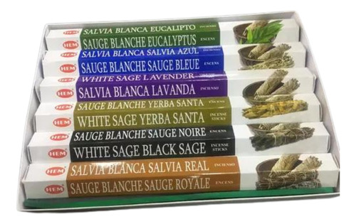 Incienso Ritual De Purificación De Salvia Blanca Hem