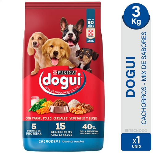 Alimento Perro Dogui Purina Cachorro Mix Sabores 3kg