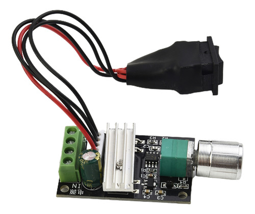 Controlador De Velocidad Pwm 6v 12v 24v 28v Dc 3a Regulador